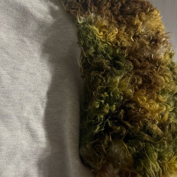 Fur Sleeved Sweatshirt By Rehab Small - Picture 13 of 15